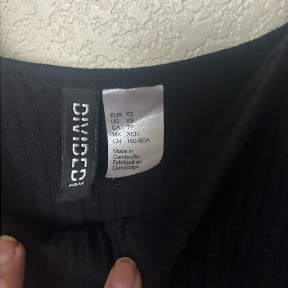 H&M Divided Elegant Black Summer Dress